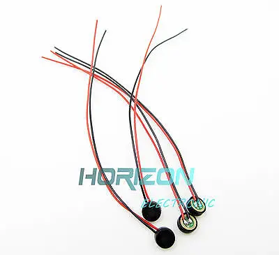 

5pcs 4*1.5mm Electret Condenser Microphone MIC Capsule 2 Leads