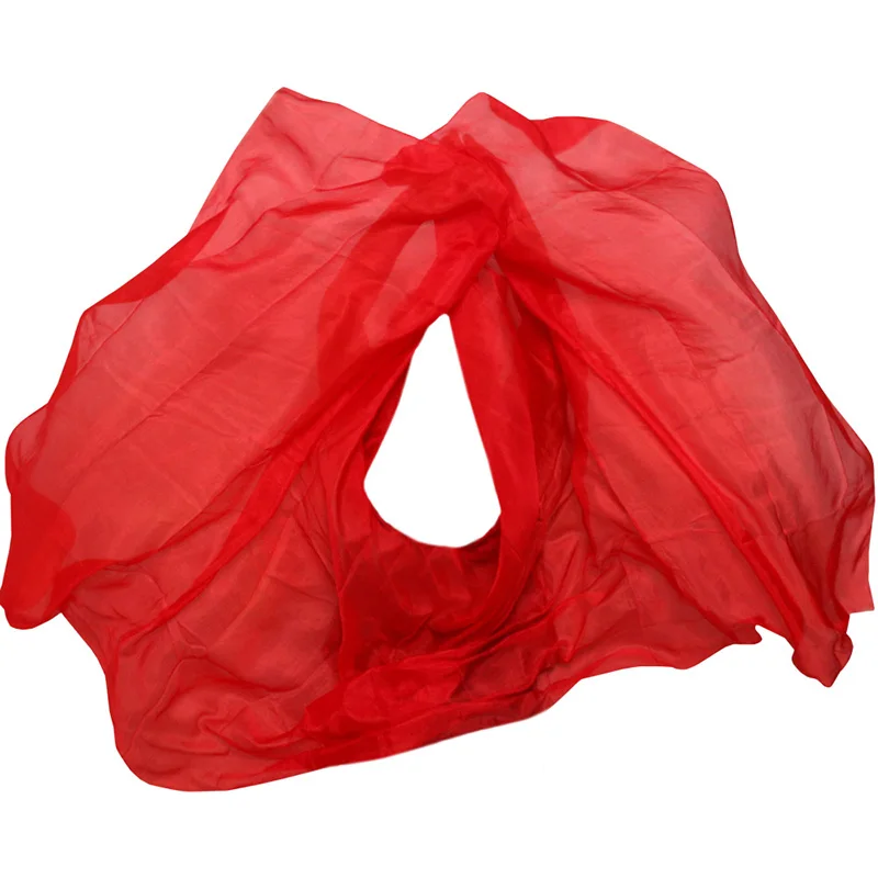 Silk Belly Dance Veils Shawl Scarf Pure red Color Belly Dance Practice Performance Silk Veils Silk Belly Dance Veils Shawl Scarf Pure red Color Belly Dance Practice Performance Silk Veils