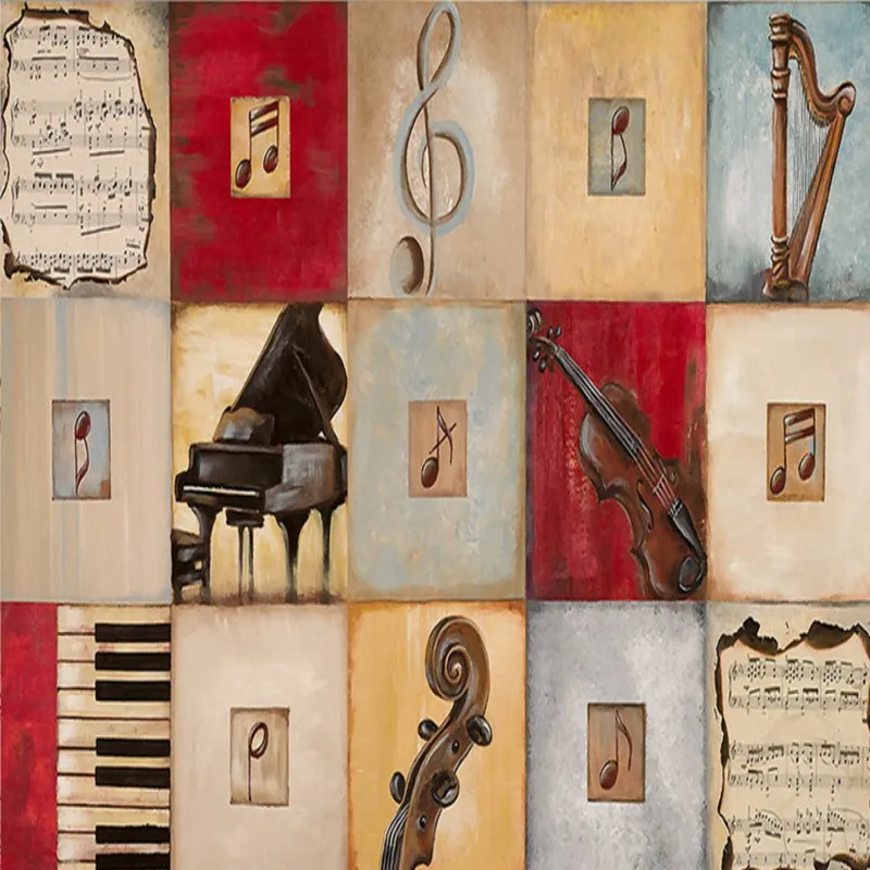 Wallpaper 3d Piano Music Retro Oil Painting Mural Restaurant Living Room Bedroom Hotel Studio In Wallpapers From Home Improvement On Wallpaper 3d Piano Music Retro Oil Painting Mural Restaurant Living Room Bedroom Hotel Studio In Wallpapers From Home Improvement On