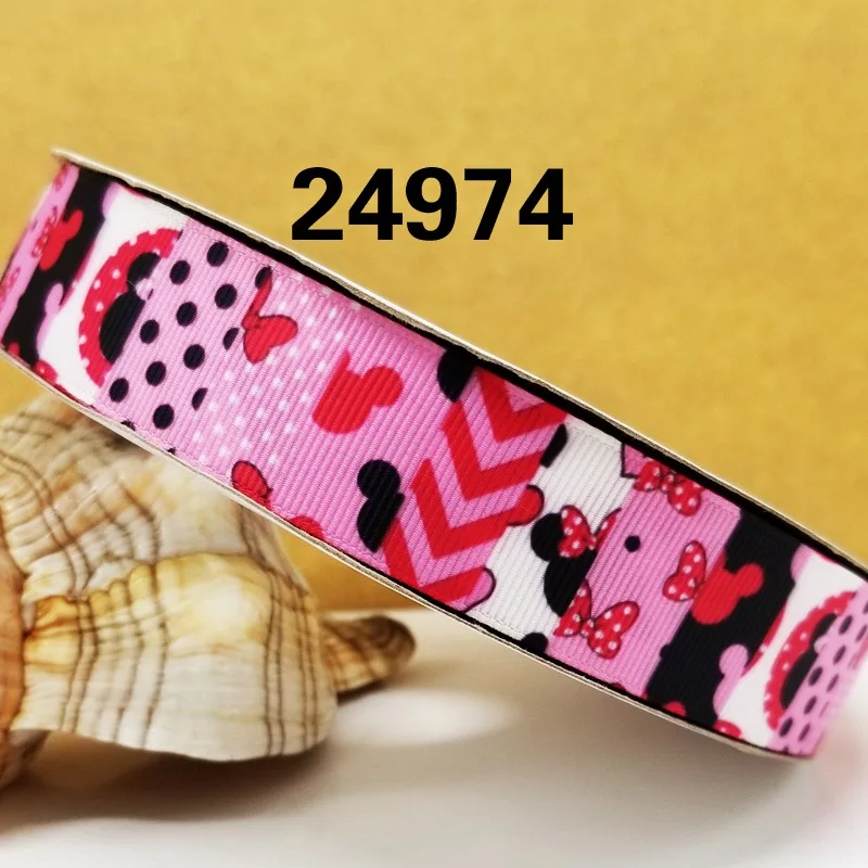50 ярд Мультфильм Спорт напечатанный grosgrain ленты 25555