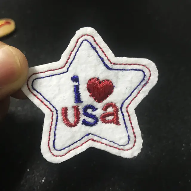 57+ I Love You Badge 1 Embroidery