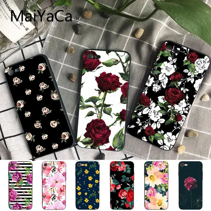 Maiyaca искусство красивый Fondos цветы красочный симпатичный чехол для телефона iPhone 5