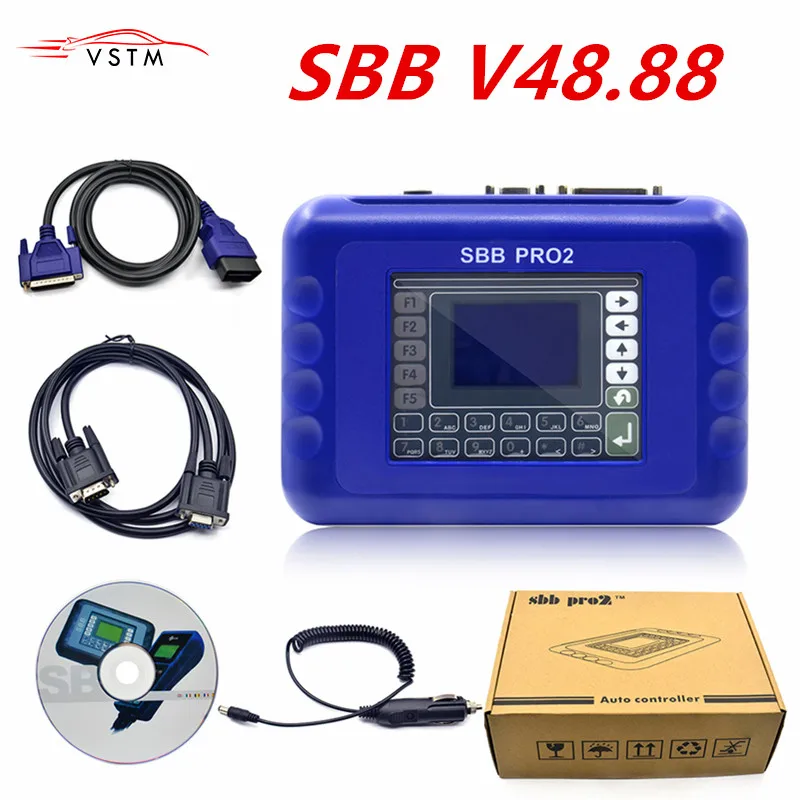 Новейшая Версия SBB PRO2 V48.88 с sbb v17.02 Мини Zedbull авто ключ программист крышка большинство автомобилей V48.99