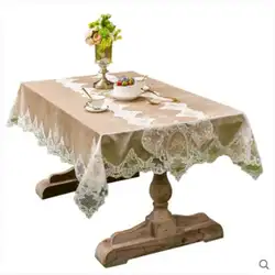 Европейская роскошная вышитая скатерть стол обеденный стол крышка скатерть кружевная скатерть утолщение журнальный столик ткань