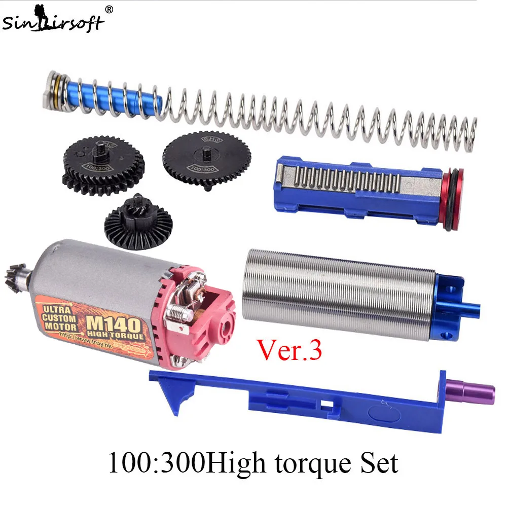SINAIRSOFT-Motor-SHS-Gear-Set-14-Teeth-Piston-Cylinder-Set-Spring-Guide-Tappet-Plate-Nozzle-For