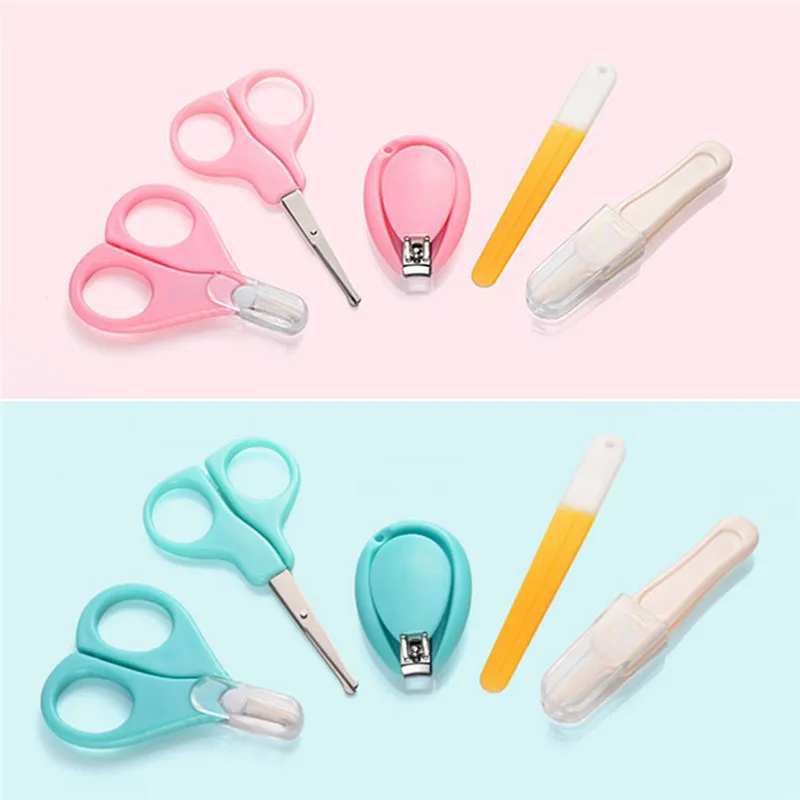 5 PCS Set Baby Nail Clippers Scissors Newborn Kids Safe Mini Practical