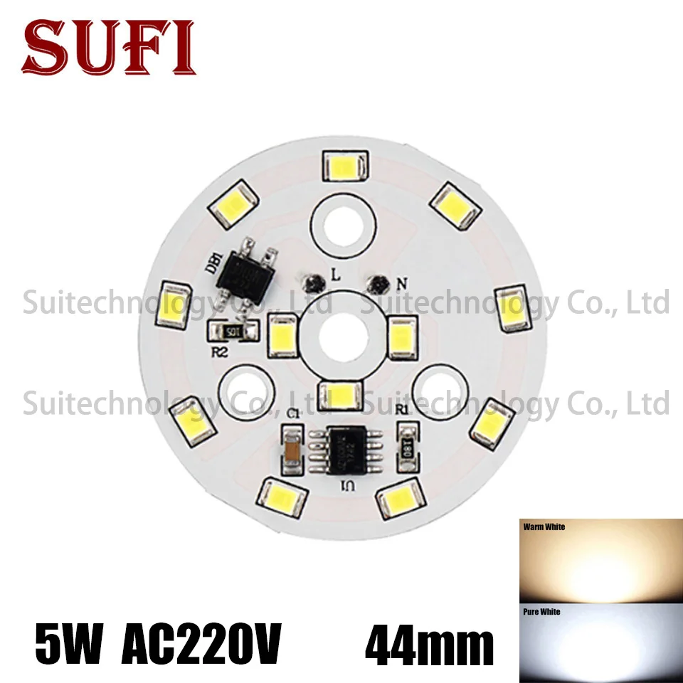 Светодиодный чип SMD 2835 умная плата IC Power 220 В светодиодный Вт светодиодные лампы