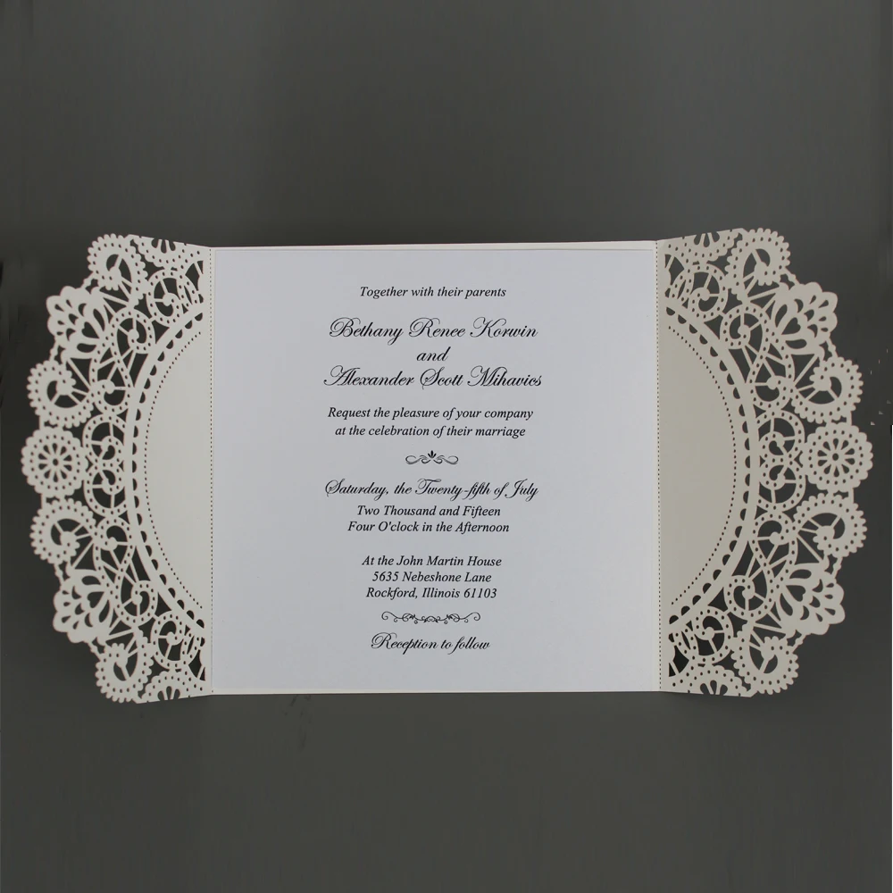 Romantic Wedding Invitations