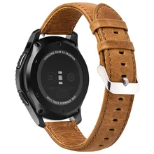 НОСО классический Frontier Стиль кожаный браслет для samsung Шестерни S3 коричневый ремешок с пряжкой для смарт-часы