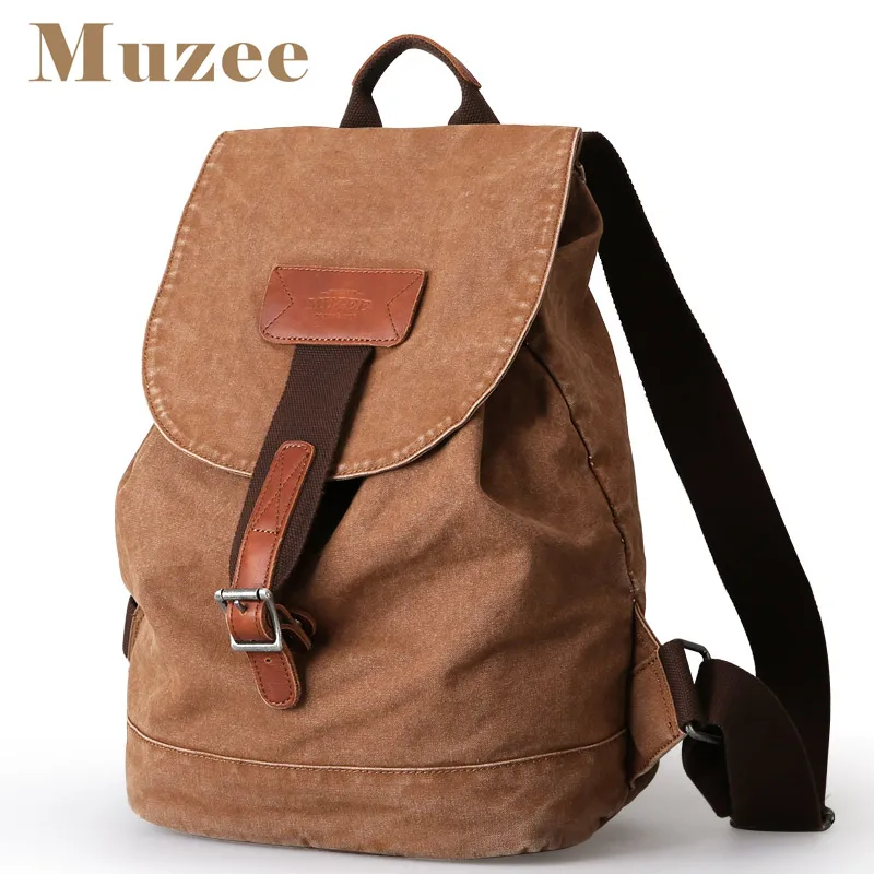Muzee Новый Ретро мужской рюкзак Холщовый Мужской Дорожный повседневный