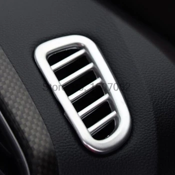 

For Renault Kadjar 2016 ABS Matte Chrome Car Air Conditioning Vent Frame Outlet Output Trim Cover Sticker Interior Accessories