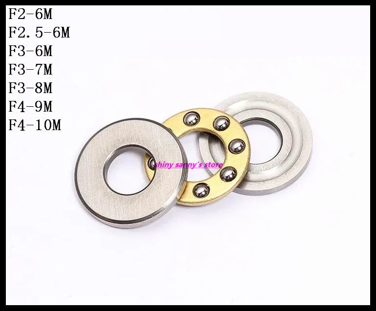 5-10 шт./лот F2-6M, F2.5-6M, F3-6M, F3-7M, F3-8M, F4-9M, F4-10M осевой подшипник