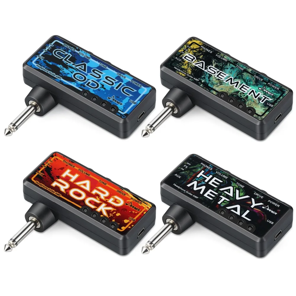 Donner heavy metal guitarra fone de ouvido