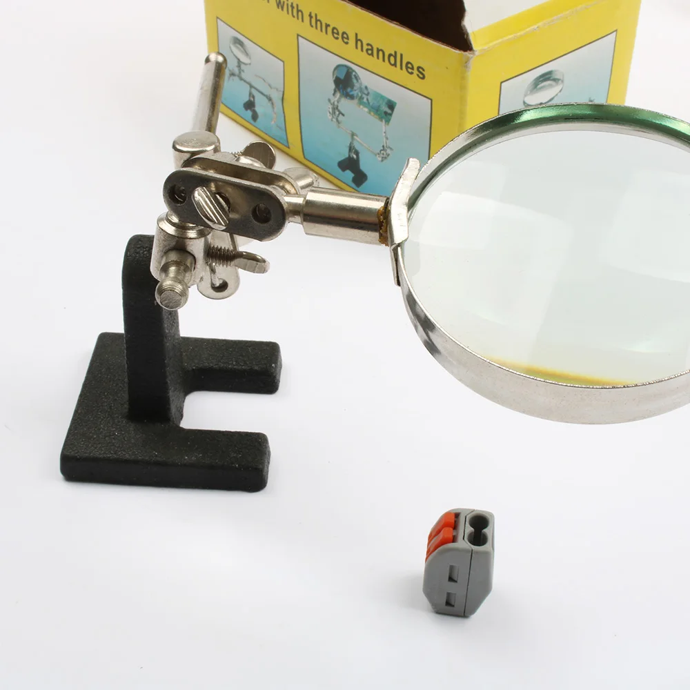 Repair Tools 2.5X Soldering magnifying glass Illuminated Magnifier
