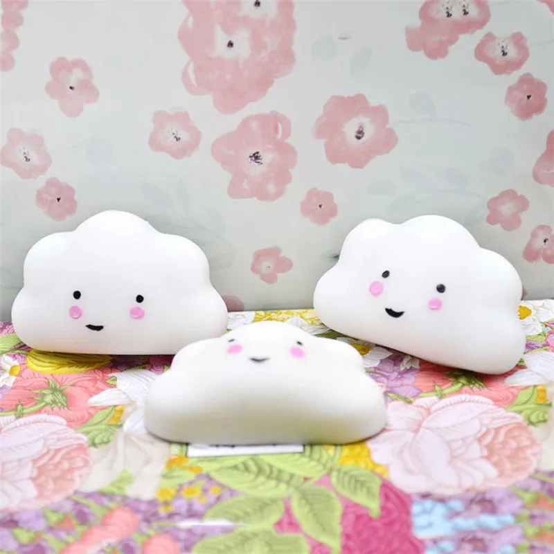 Mini squish Mochi Squishy Clouds Squeeze Healing Fun Kids Kawaii Игрушка снятие стресса Декор squishy new0816 - Цвет: WL180816160942001