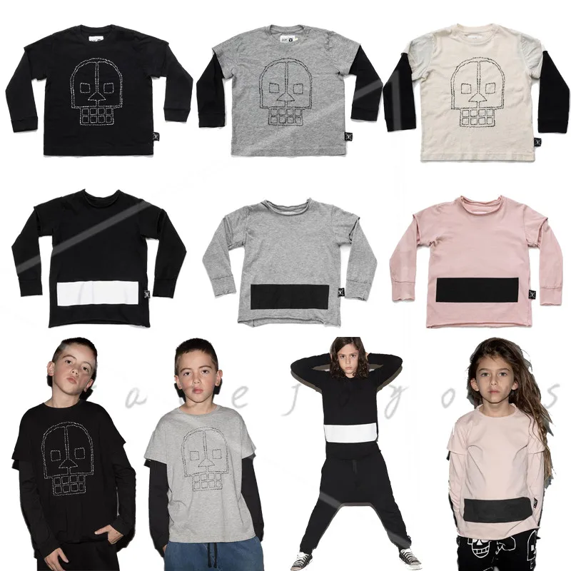 

Kids Clothing Sets Nununu 2019 SS Boys Clothes Long Sleeve Tops T Shirts Children Harem Pants Baby Girls Holiday Tutu Dresses