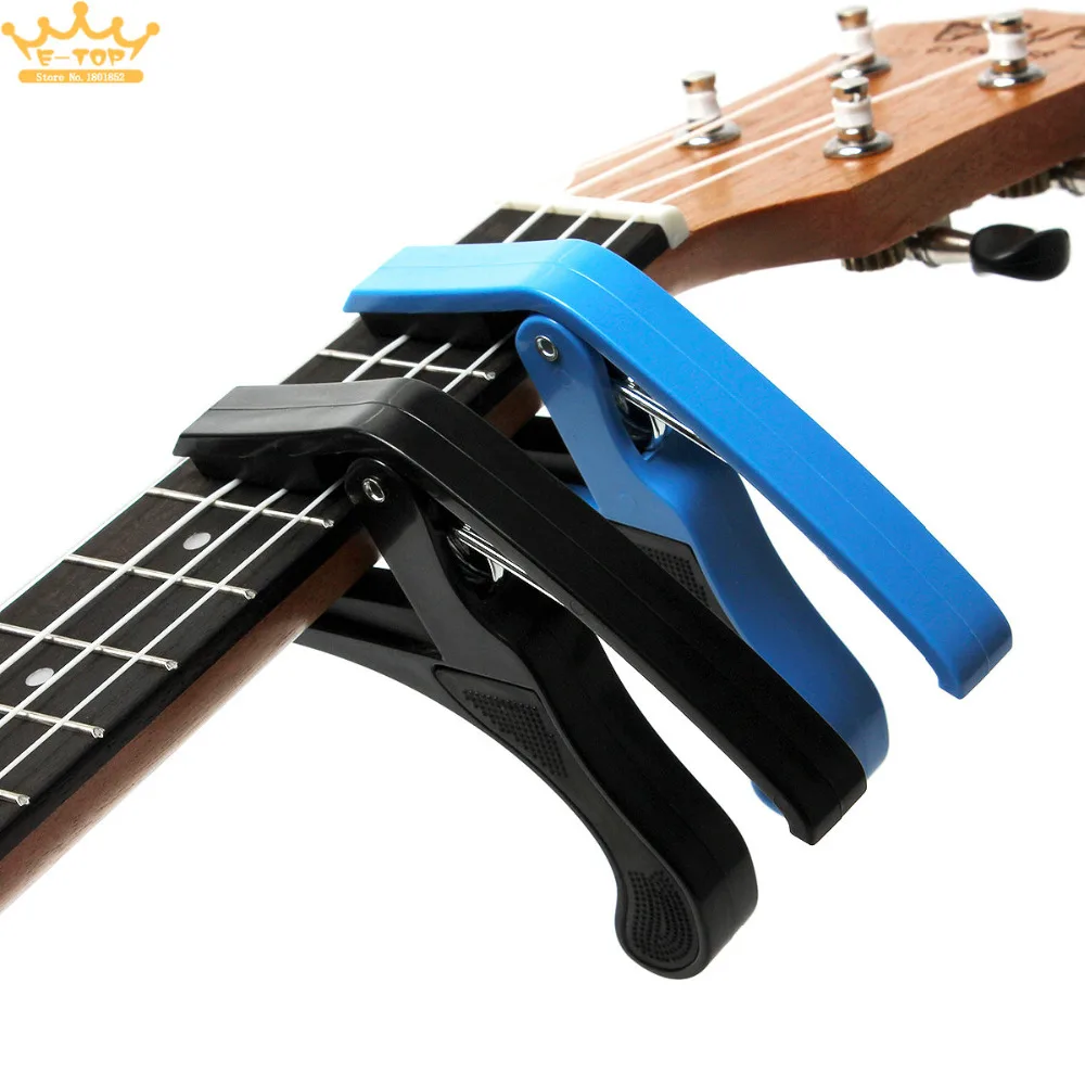 Acoustic Electric Guitar Capo Ukulele Capo Single handed Tune Clampin