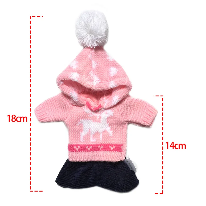 1pc Doll Clothes for 30cm Le Sucre Rabbit Plush Toys Bunny Sweater Wedding Dress Accessories for 1/6 BJD Dolls Gifts for Girls 13