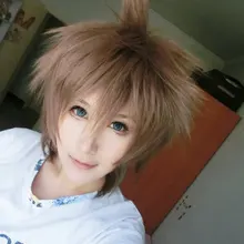 MCOSER продвижение сломанный 2 снаряд день для записи 35 см короткий модный парик многоцветный косплей парик