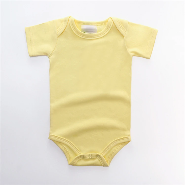 SALE Unisex Baby Rompers Short Sleeve Cottom O-Neck 0-12M Newborn Boys&Girls Roupas Top Quality Bebe Summer Clothes