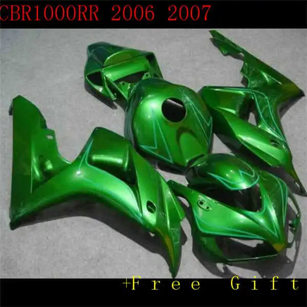 Синий красный обтекатель подходит для 2006 2007 CBR 1000RR 06 07 ABS пластиковый набор Зеленый Оранжевый Красный Белый Черный Серый Золотой Фиолетовый Комплект кузова - Цвет: 9