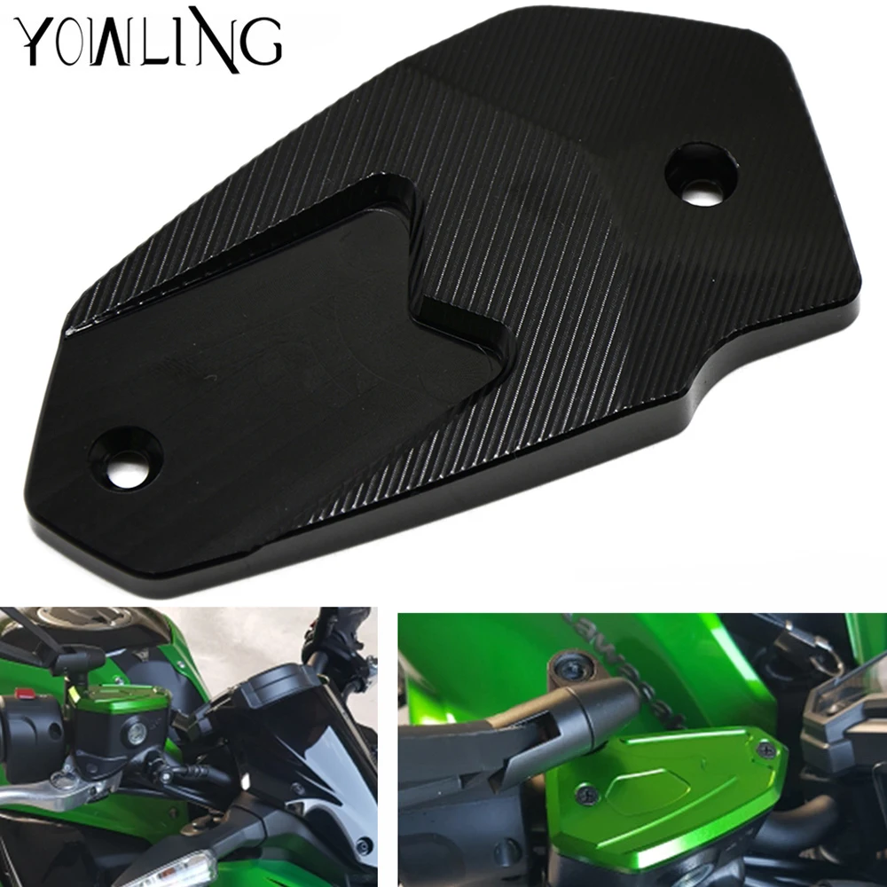 

Motorcycle Front Brake Reservoir Fluid Oil Cup Cover Cap Pad For Kawasaki Z800 2013-2016 ER6N ER6F VERSYS 650 ninja650 Z900 Z800