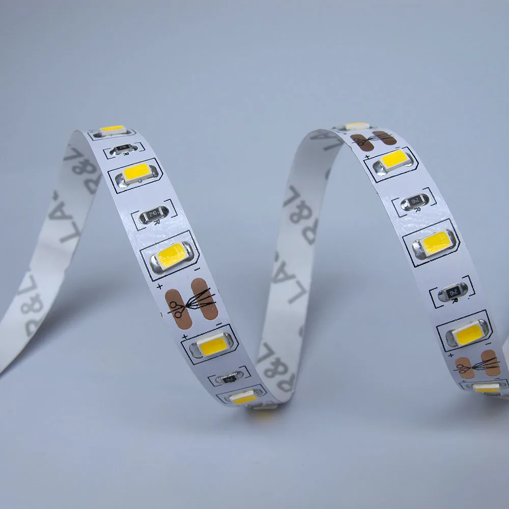 Светодиодная лента 12 в пост. Тока 5730 SMD 60 светодиодов/м 5 м/лот IP20 IP65