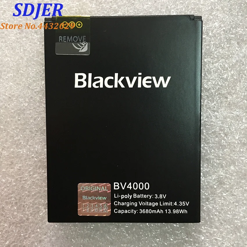 100% Новый оригинальный Blackview BV4000 3680mAh литий ионный Резервный аккумулятор запасной