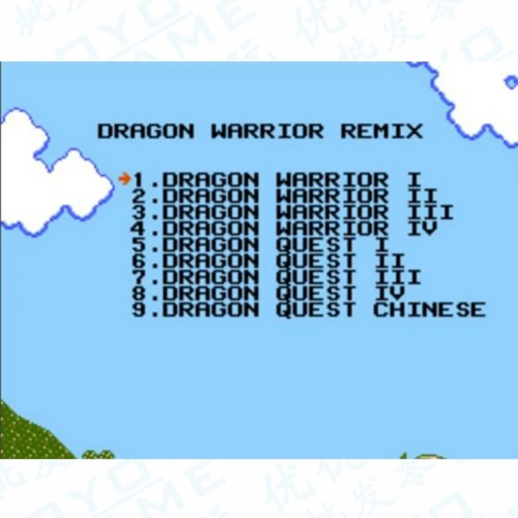 Сохранить прогресс Дракон воин Remix игровой картридж Воин Дракона 1/2/3/4, Dragon Quest 1/2/3/4 на 8 бит 72pin 60pin 8bit