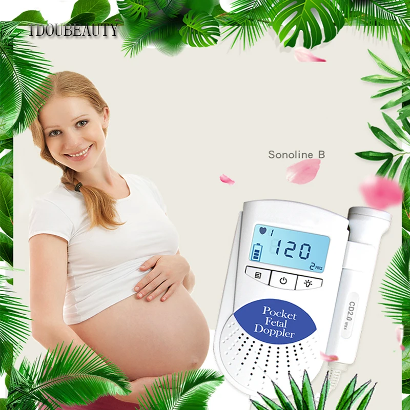

CE And FDA Approved Digital Home Pregnancy Test Equipment Sonoline B Homeuse Portable Cheap Pocket Fetal Doppler Free Shipping