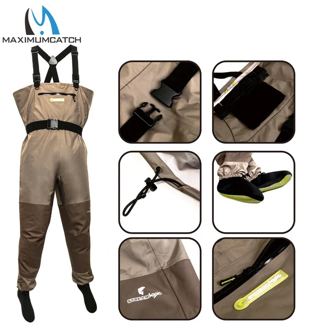 Best price at $220 Cheap Trango Fishing Wader Additional Durability in M, L, XL Size Fly Fishing Breathable Wader