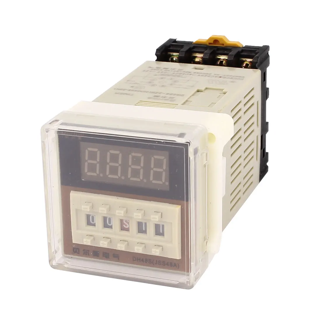 

Dh48s-2Zh 0.01S-99H99m Ac220v Din Rail Lcd Digital Timer Time Delay Relay W Base