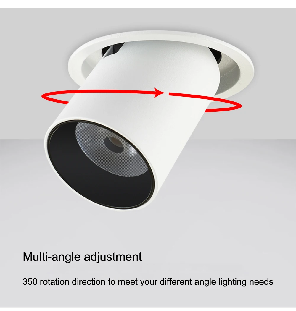 Hartisan Dimmable LED Downlight 7W 12W Led Down Lights High Bright Ceiling Spot Lighting 110V 220V Loft Decor Recessed Lamps