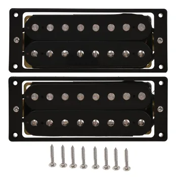 

1 set Humbucker Pickups Set Bridge and Neck for 8 String Electric Guitar Parts Passive Black made in South Korea