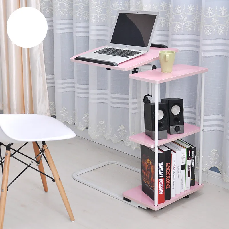 Mesa elevadora de calidad para ordenador portátil, mesita noche minimalista moderna con mesa pequeña, mesita de noche móvil mesa esquinera - AliExpress Muebles