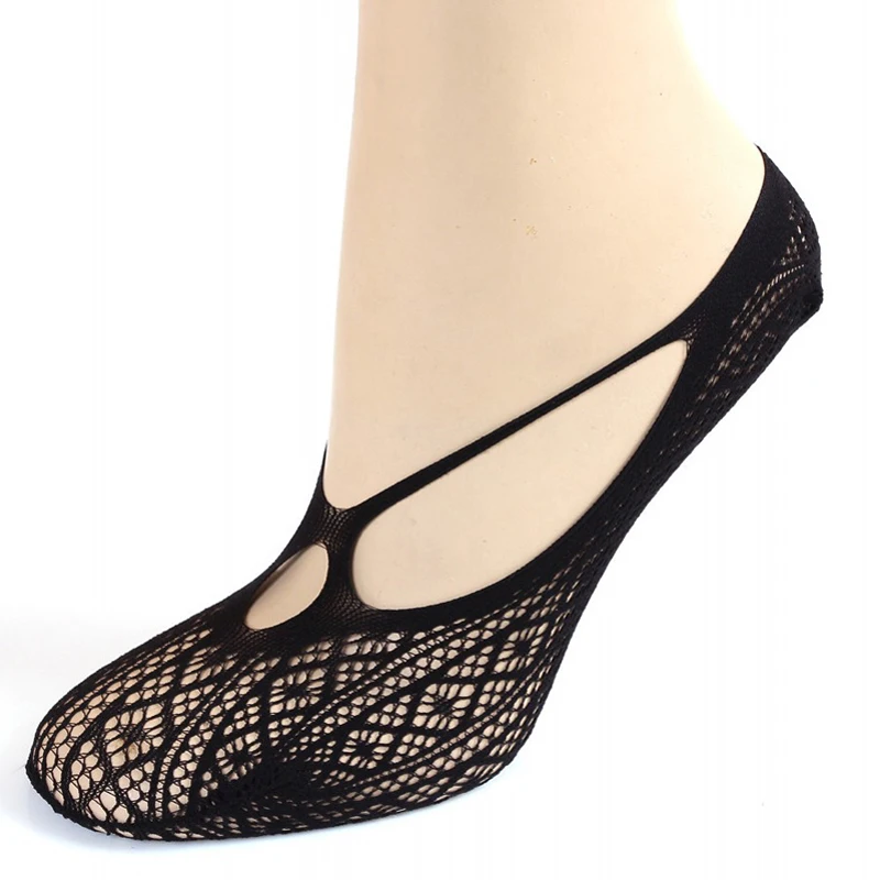 

Hot 3 Pairs / Bag Fashion With High Quality Mesh Socks Thin Section Small Mesh Love Flowers Sexy Fishnet Socks Women's Art Socks