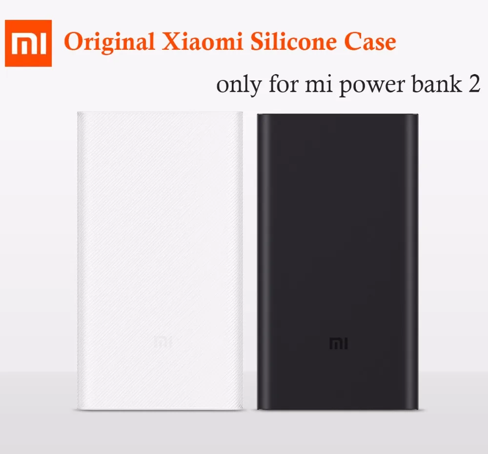

100% Original Xiaomi Power Bank 2 Case 10000mAh Mi Power Bank 2 (10000) cover scratch Resistant Protector white (No PowerBank!)