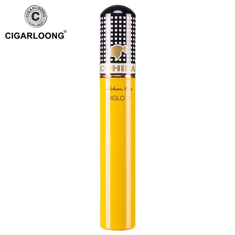 

CIGARLOONG COHIBA Travel Cigar Tube Case Holder MINI Humidor Portable Cigar Tube GH-101