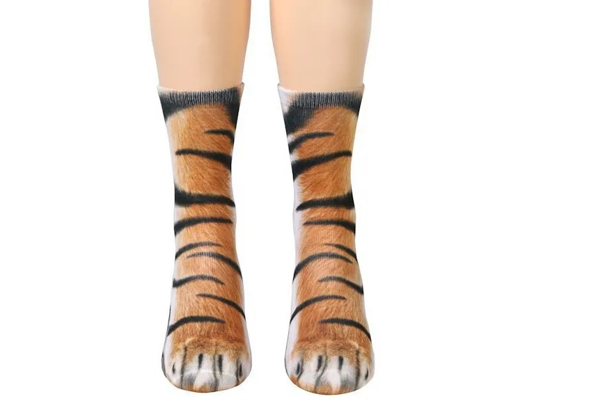 ZSIIBO/носки детские носки для девочек с 3D принтом лисы и единорога одежда для маленьких девочек Одежда для мальчиков с радугой Гольфы meias - Цвет: Hu