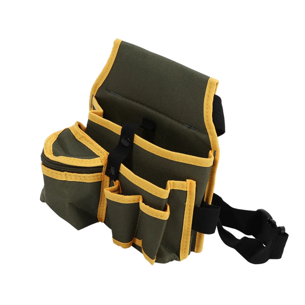 Canvas Pouch Bag Multiple Pocket For Hardware Mechanic's Electrician