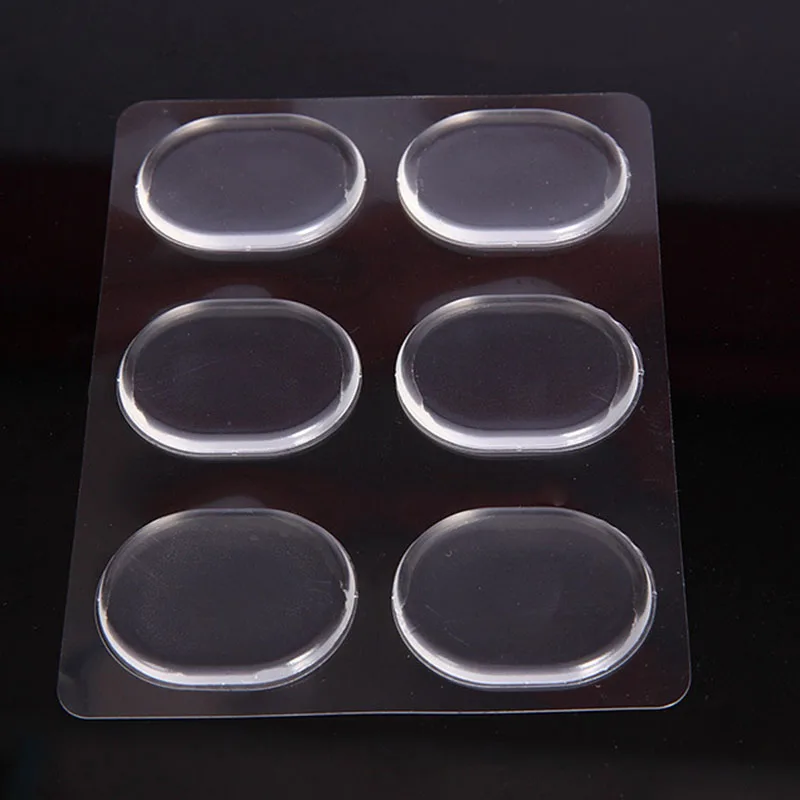 

Shoe Accessories Silicone Gel Heel Cushion Protector Transparent Foot Feet Care Shoe Insert Pad Insole Useful Insert Pad Shoes