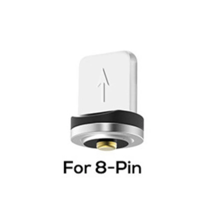only adapter ios Магнитный Micro USB кабель для iPhone samsung type-c зарядный Магнитный зарядный адаптер usb type C кабели для мобильных телефонов - Цвет: only adapter ios