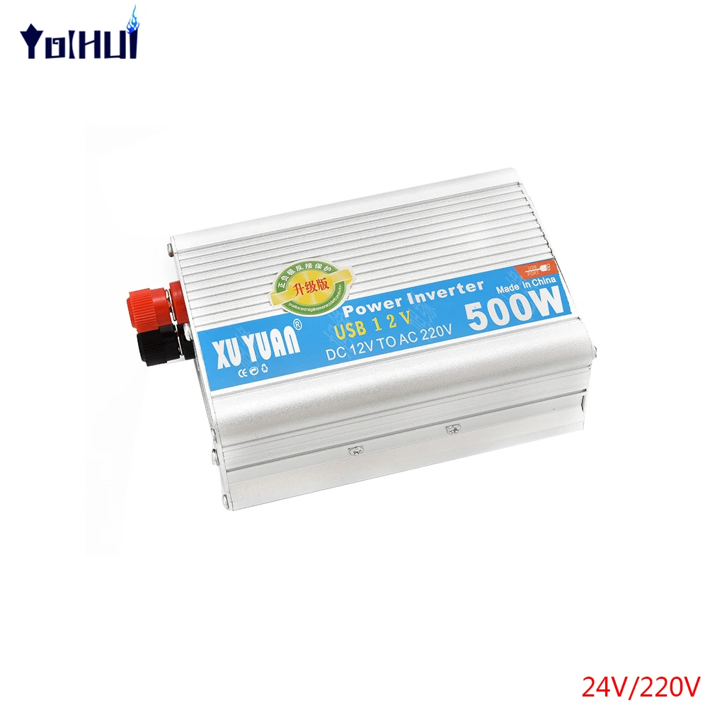 

Xuyuan 2000W Car Inverter Inverter 12V/24V To 110V/220V 500W Power Supply Switch Universal Plug