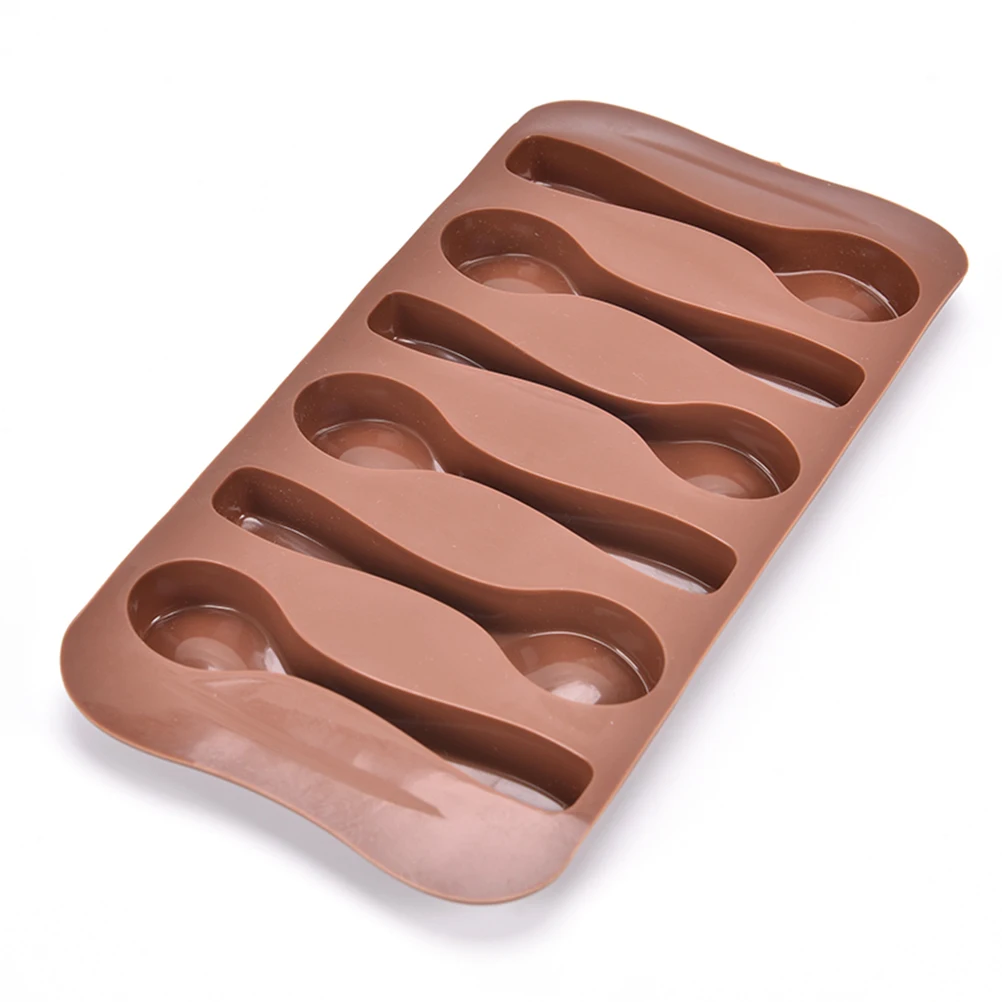 1xCake Mold Six Spoons Silicone Mold DIY Chocolate Baking cake Mould decorating tools silicon forms Products for kitchen