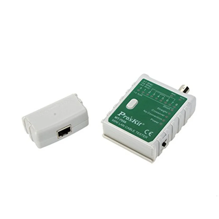 

Pro'sKit MT-7058 Mini Lan Cable Tester Multifunctional Network Tester Multifunction Wireless Wire Cable Tracker Checker