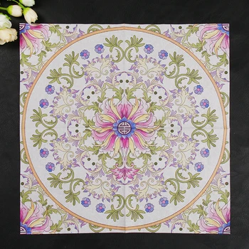 

20 vintage napkins paper pink green blue flower tissue printed bird decoupage wedding party decorativ patterned table serviettes