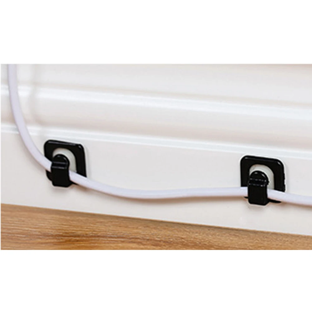 18 шт. портативный стол для хранения самоклеющиеся практичный кухонный проводной Органайзер аккуратный Домашний кабельный зажим аксессуары мини-зажим DIY