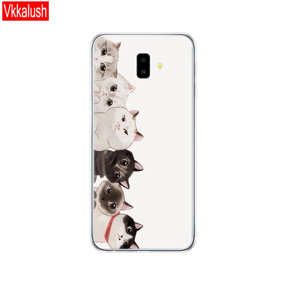 80235 Для samsung J6 чехол EU J600 J600F SM-J600F силиконовый мягкий ТПУ чехол для samsung Galaxy J6Plus J6+ J 6 Plus J610 J610F - Цвет: 80235