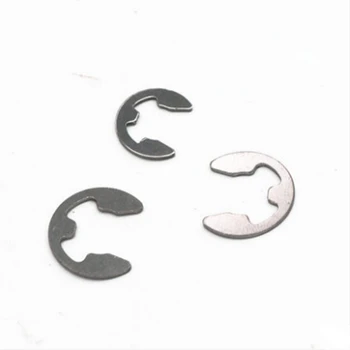 

100pcs/lot 304 stainless steel E-type circlip E-type buckle open retaining ring M1.2-M2-M15