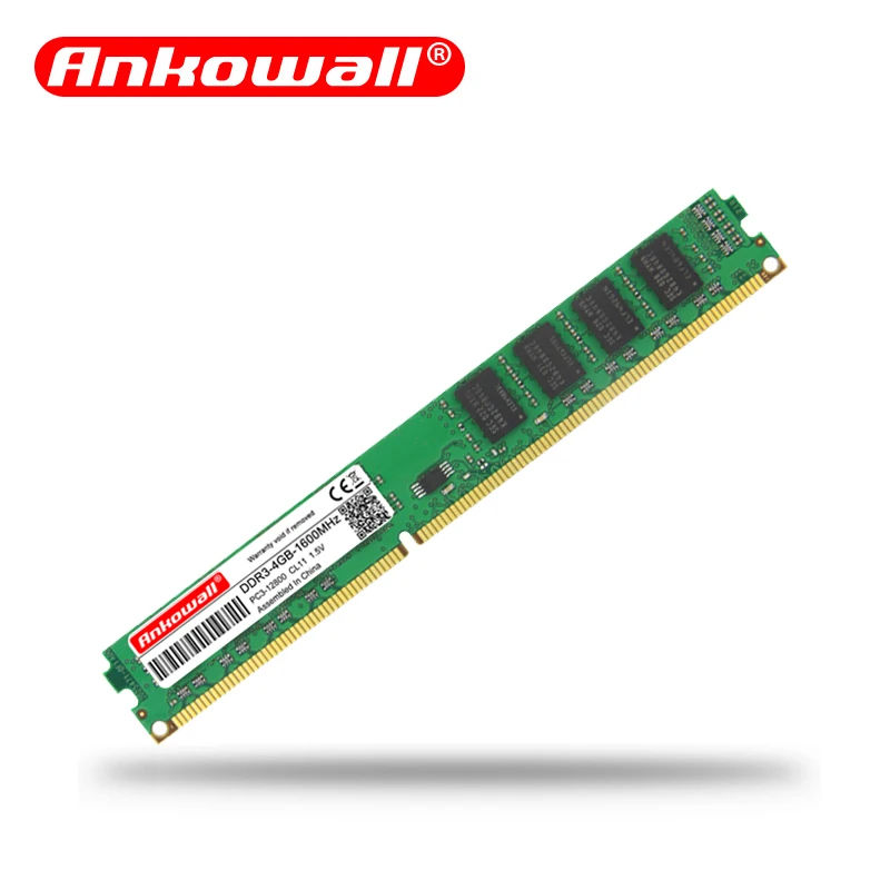 Ankowall DDR3 2 ГБ 4 ГБ 8 ГБ ОЗУ 1333/1600 МГц DIMM 240Pin 1,5 в Настольный PC3-10600 памяти/12800 для Intel
